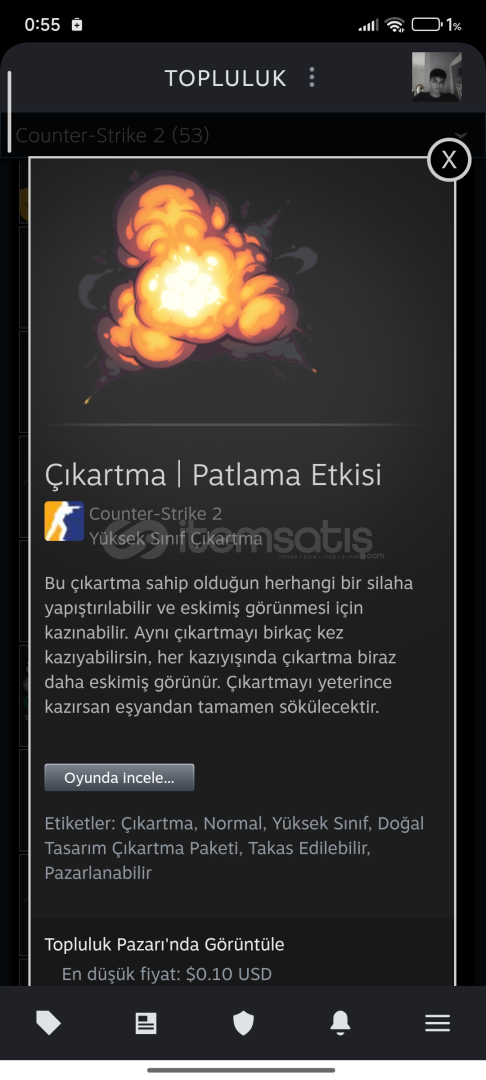 Çıkartma | Patlama Etkisi Çıkartma | Patlama Etkisi