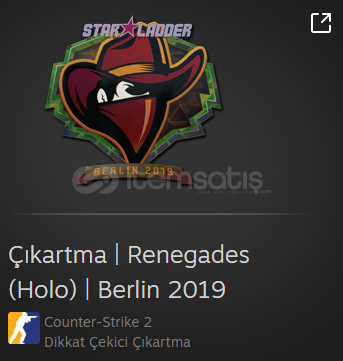 Çıkartma | Renegades (Holo) | Berlin 2019 Çıkartma | Renegades (Holo) | Berlin 2019