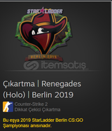 Çıkartma | Renegades (Holo) | Berlin 2019