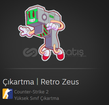 Çıkartma | Retro Zeus