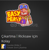 Çıkartma | Ricksaw için Kolay