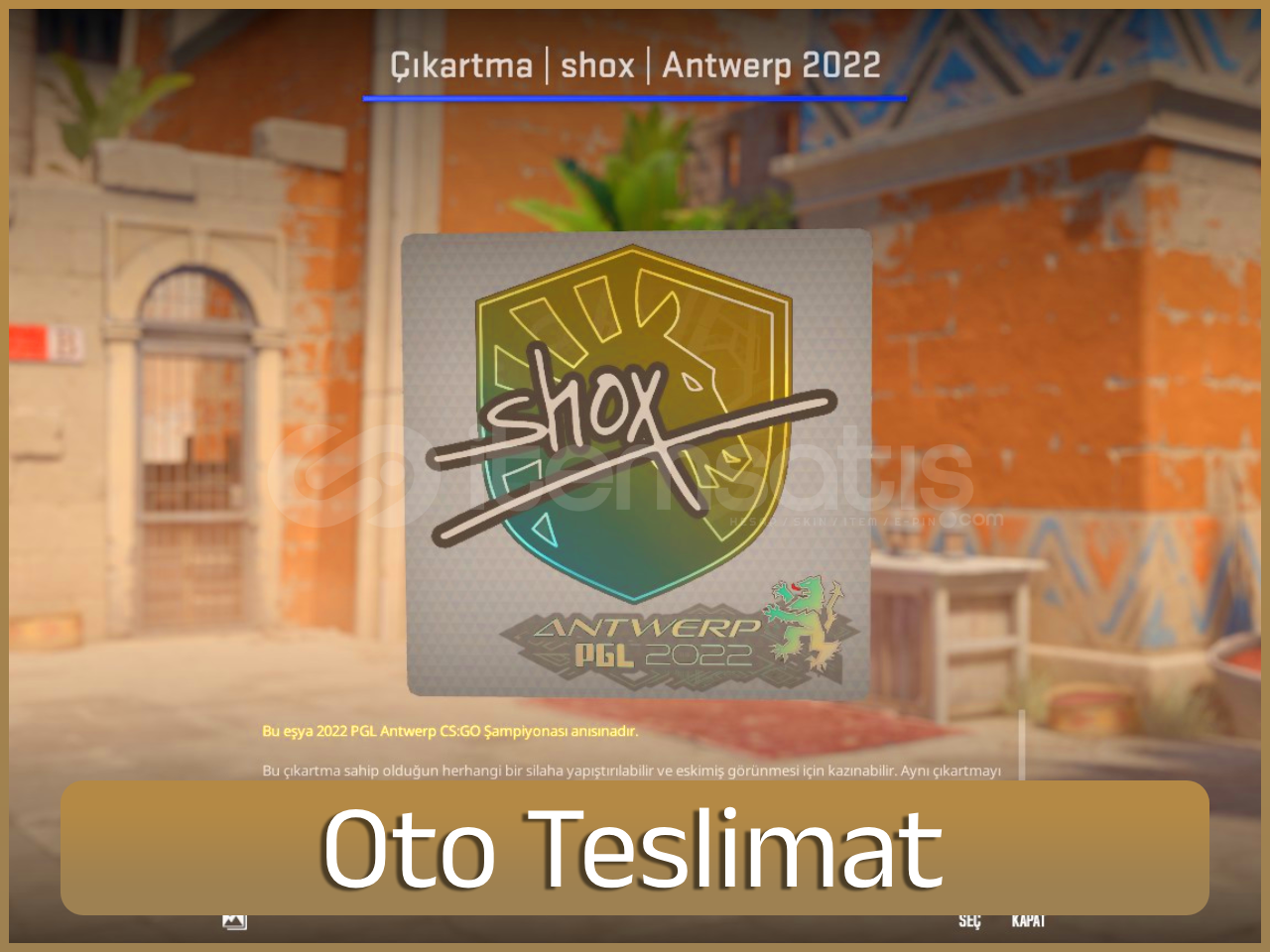 ⚡Çıkartma | shox | Antwerp 2022 ⚡Çıkartma | shox | Antwerp 2022