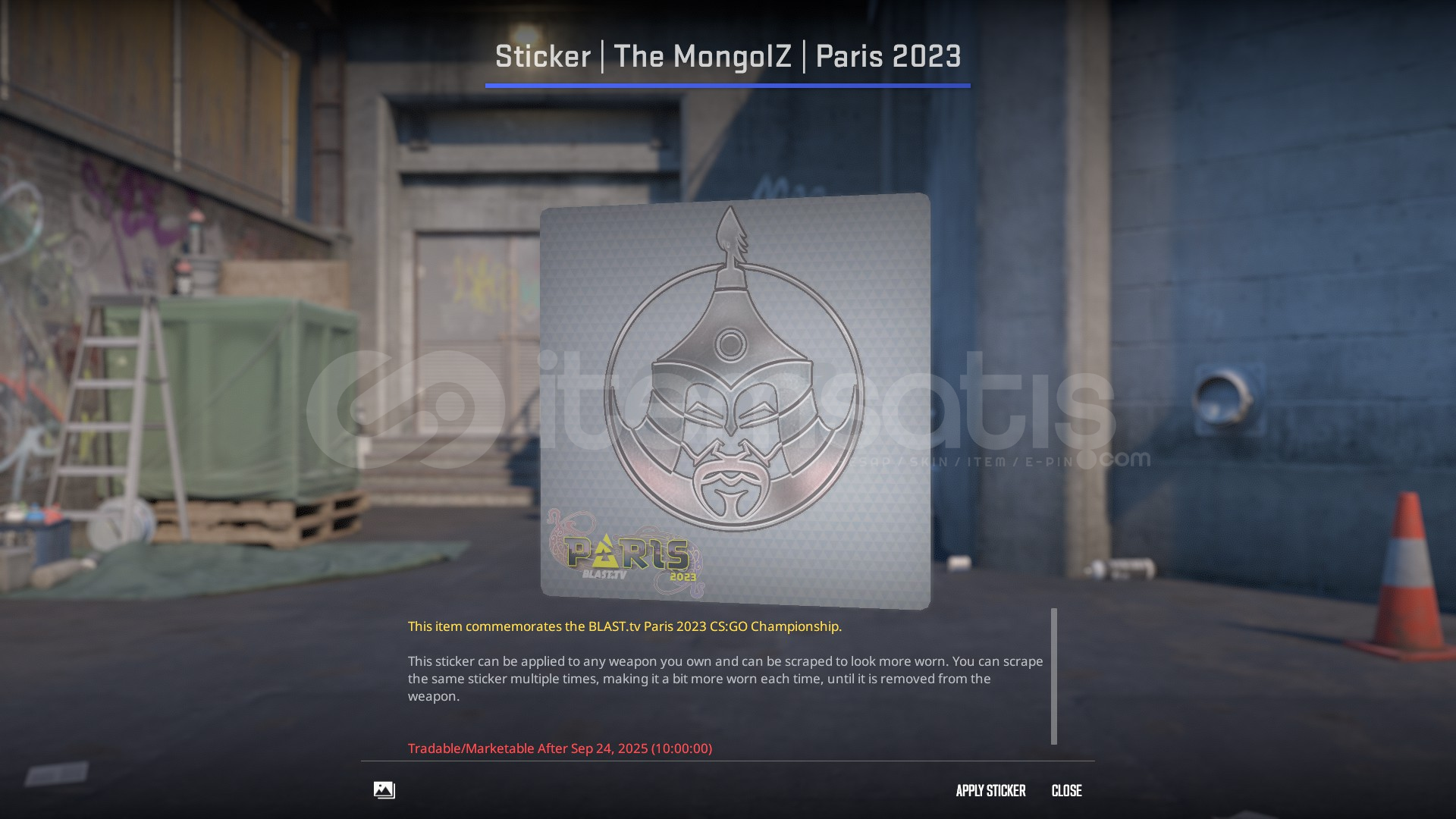 Çıkartma | The MongolZ | Paris 2023 Çıkartma | The MongolZ | Paris 2023