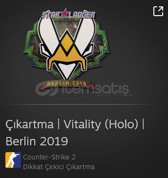 Çıkartma | Vitality (Holo) | Berlin 2019 Çıkartma | Vitality (Holo) | Berlin 2019