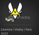Çıkartma | Vitality | Paris 2023