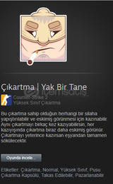 Çıkartma | Yak Bir Tane