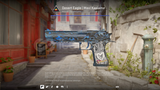 Çıkartmalı Desert Eagle | Mavi Kaplama