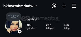 ✨️ Çılgın 100 Gönderisi olan Iraklı Hesabı✨️