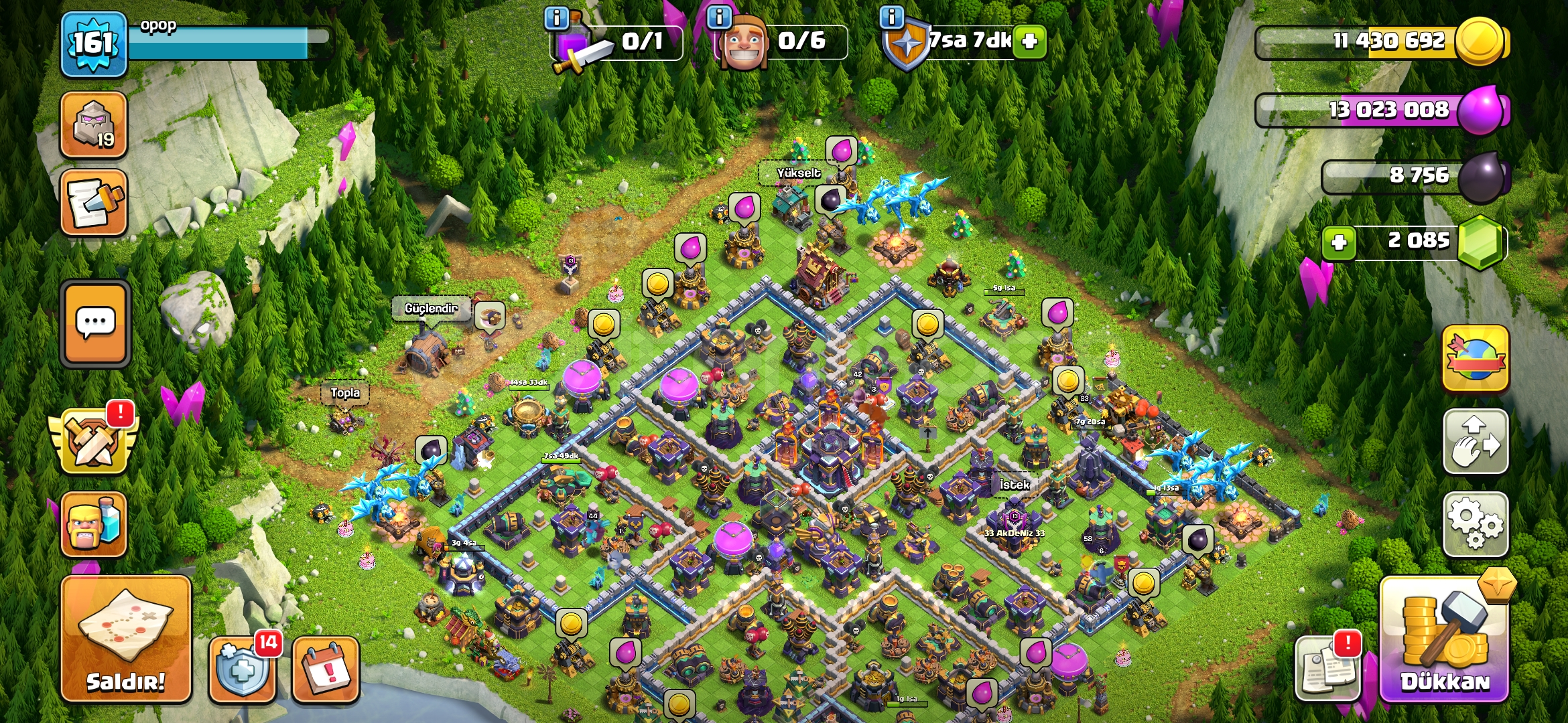 Clan of clans 161 seviye Clan of clans 161 seviye