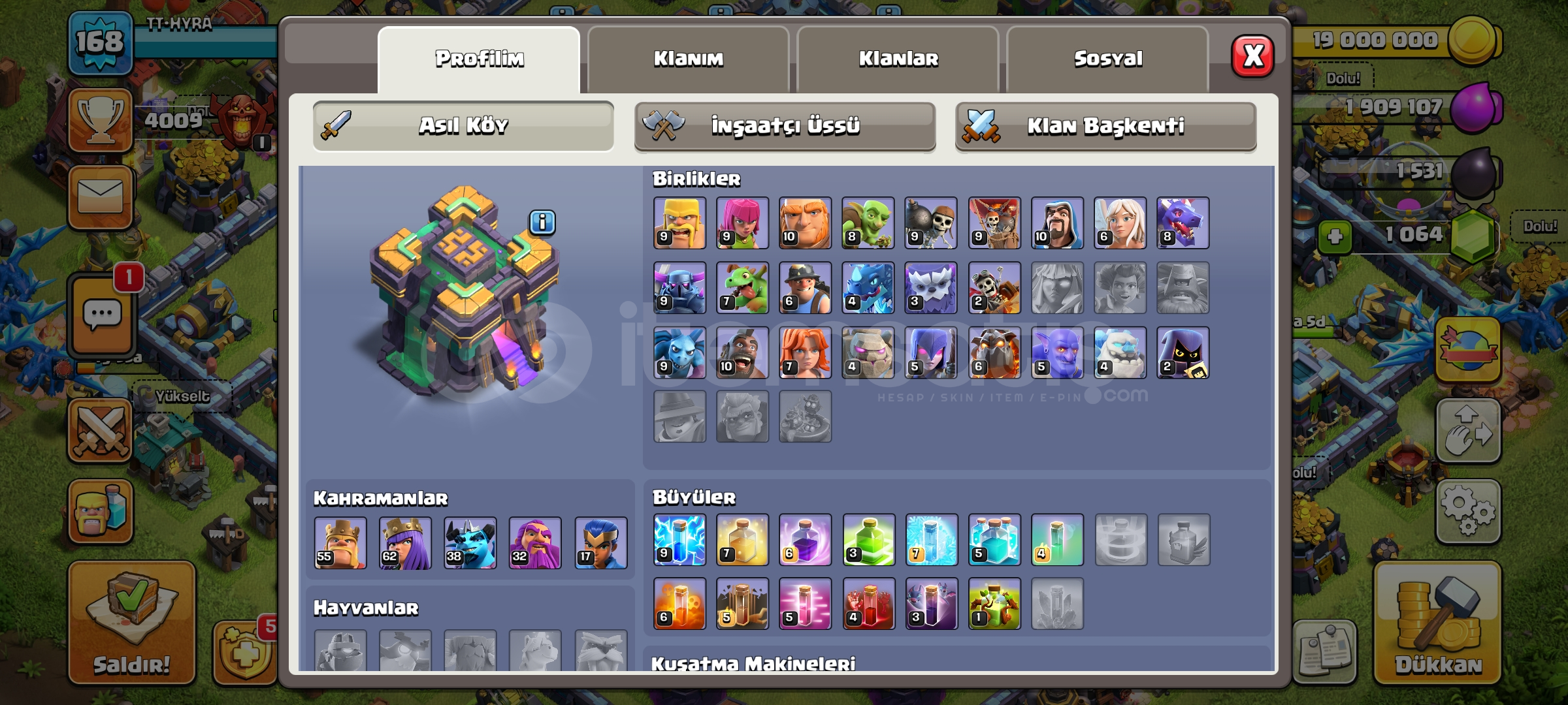 CLANS OF CLANS BELEDİYE 14 MAX CLANS OF CLANS BELEDİYE 14 MAX