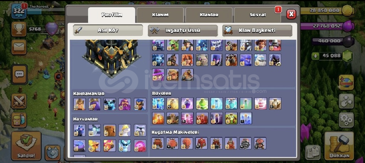 Clash of clans 17. Seviye köy Clash of clans 17. Seviye köy
