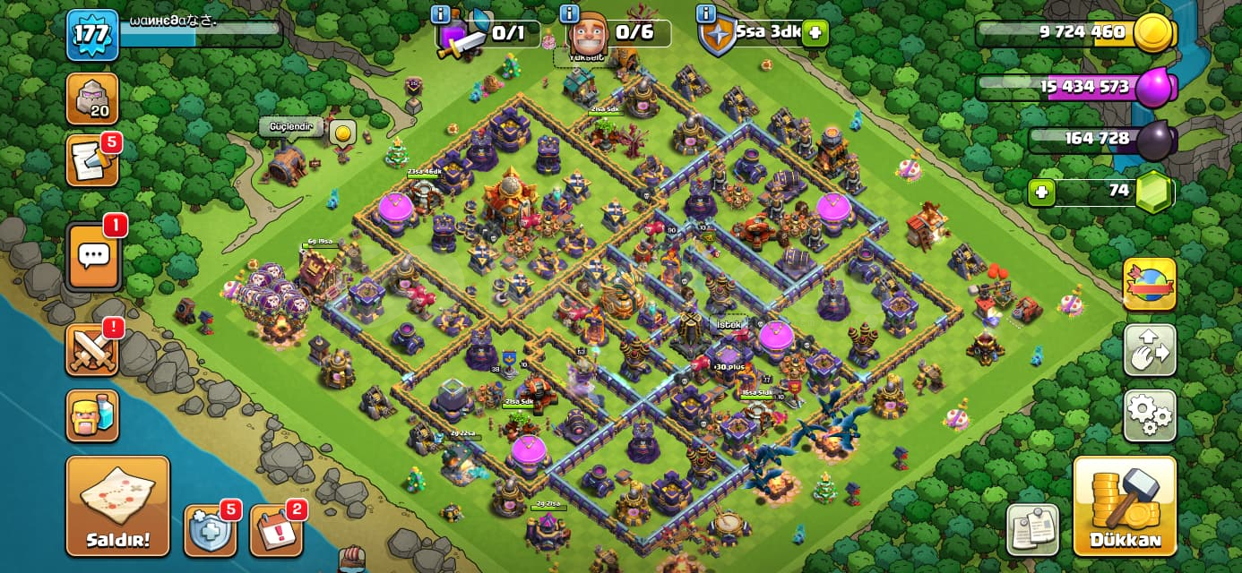 CLASH OF CLANS 177sv HESAP CLASH OF CLANS 177sv HESAP
