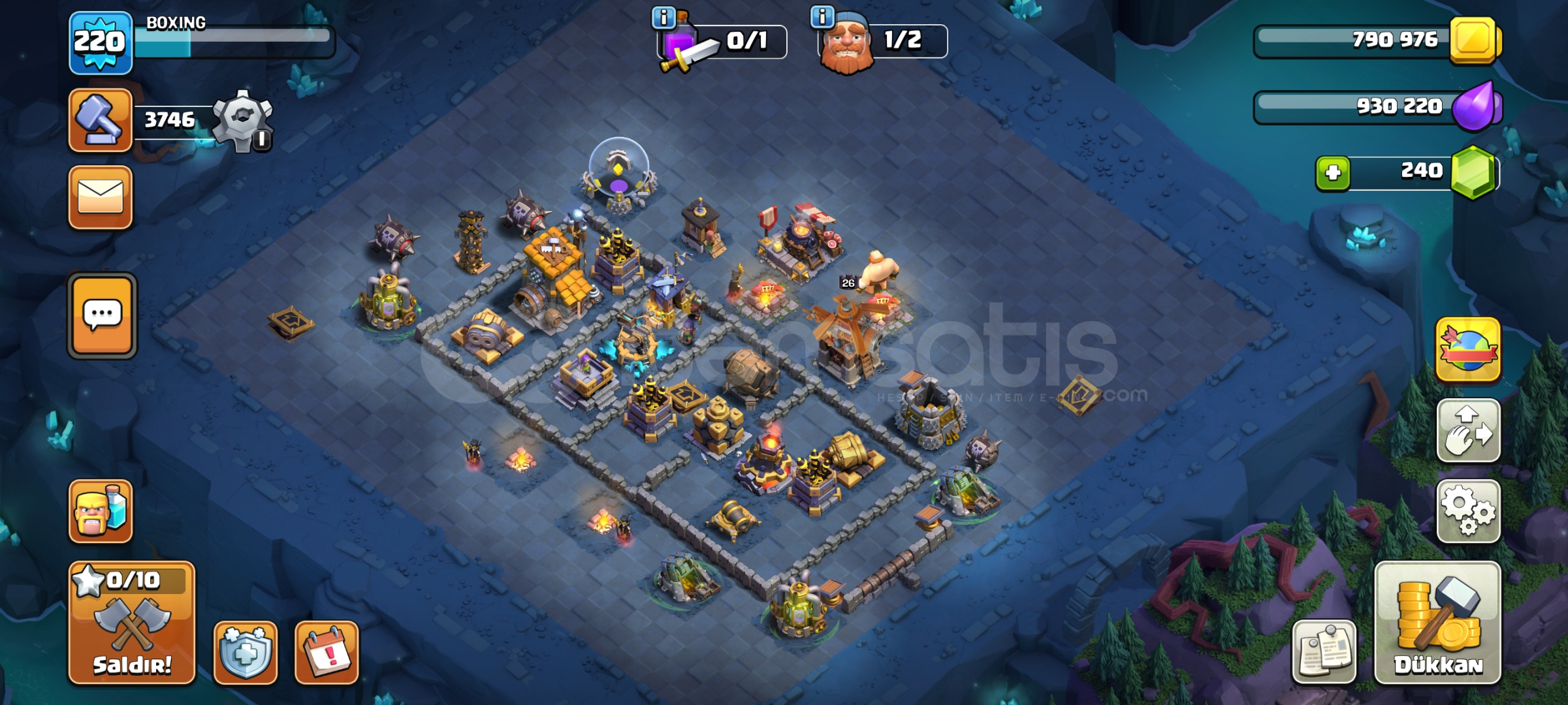 Clash of Clans BB17 Max Full Hesap Satılık ???? Clash of Clans BB17 Max Full Hesap Satılık ????