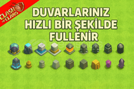 CLASH OF CLANS DUVAR YÜKSELTME HİZMETİ
