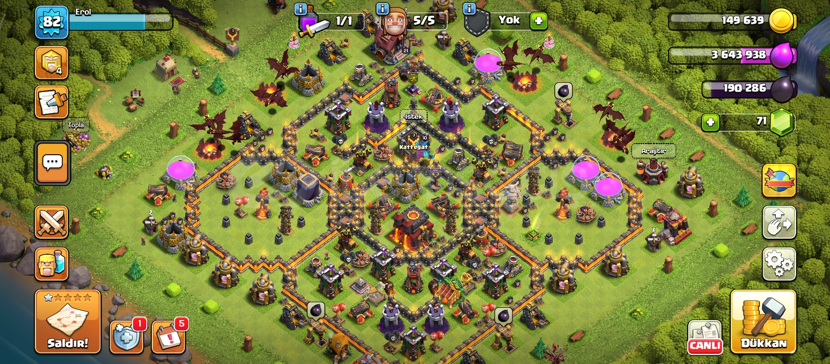 Clash Of Clans FULL BB-10 Hesap Clash Of Clans FULL BB-10 Hesap