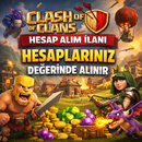 Clash Of Clans Hesaplarınızı Değerinde Alıyorum