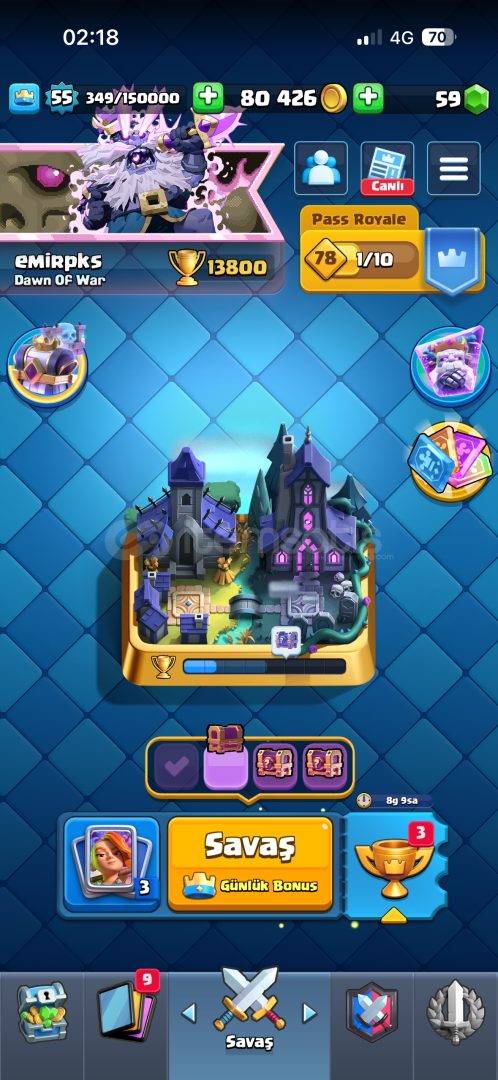 CLASH ROYAL 14000 KUPA HESAP 13 EVRİMLİ CLASH ROYAL 14000 KUPA HESAP 13 EVRİMLİ