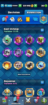 CLASH ROYAL 42 LEVEL 8300 KUPA 