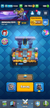 Clash royal 6100 kupalı hesap