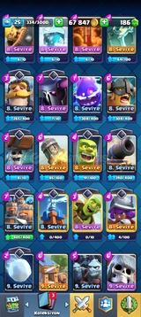 Clash Royal hesapım satılık tır