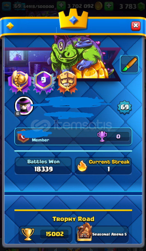 CLASH ROYALE 15K KUPA ESKI NIHAI HESAP CLASH ROYALE 15K KUPA ESKI NIHAI HESAP