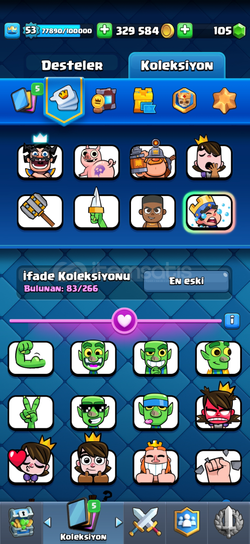 clash royale 13k kupa hesap pazarlik olur