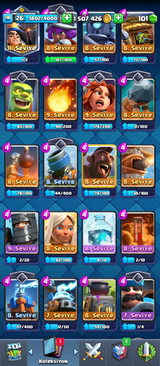 Clash Royale 26 Level 3648 Kupalı Hesap