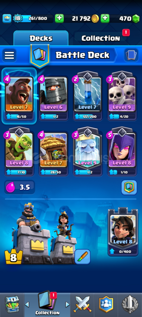 Clash Royale +2k 470 taşlı hesap Clash Royale +2k 470 taşlı hesap