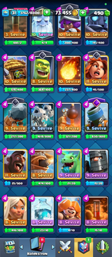 Clash Royale 31 Level 4014 Kupalı Hesap