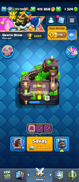 Clash Royale 32 Level 5203 Kupalı Hesap