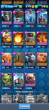 Clash Royale 3200 kupa