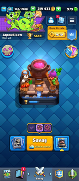 Clash Royale 36 Level 5659 Kupalı Hesap