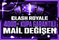 ⭐Clash Royale 4000 Kupa Mail Değişen Hesap⭐