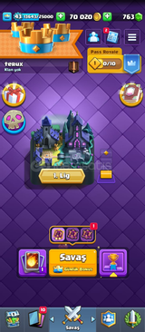 Clash Royale 43 Level 5193 Kupa Hesap