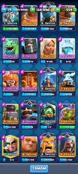 Clash Royale 4400 Kupa Hesap