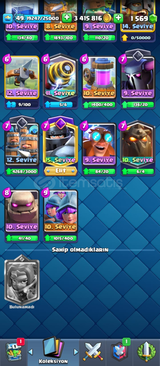 Clash Royale 49 Level 7656 Kupalı Hesap