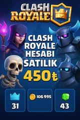 Clash Royale 5000+ Kupa | Full Güçlü Kart !