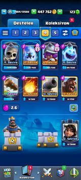 Clash royale 5000 kupa hesap