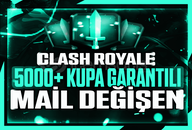 ⭐Clash Royale 5000 Kupa Mail Değişen Hesap⭐