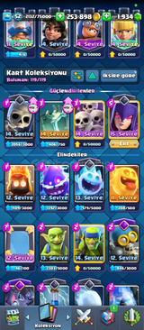 Clash Royale 52 Level 7932 Kupalı Hesap