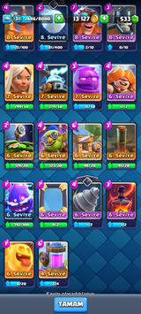 Clash Royale 5500 kupa sitenin en uygun fiyatı