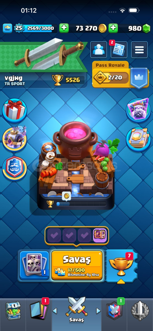 ⭐CLASH ROYALE /5526/KUPA/980 TAŞ⭐ ⭐CLASH ROYALE /5526/KUPA/980 TAŞ⭐