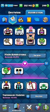 Clash Royale 5.5k hesap evrimli şovalye