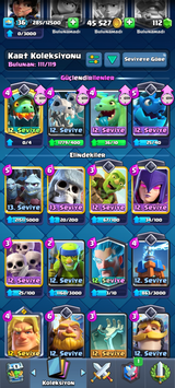 Clash Royale 5800 Mükemmel hesap