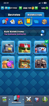 clash royale 5k 101 kart 1 evrim