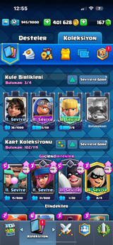 CLASH ROYALE 5k kupa + BB11 cc hesabı