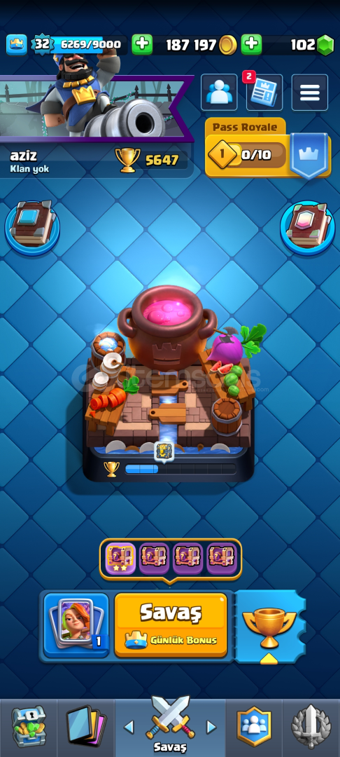 Clash Royale 5k kupa hesap + brawl stars + coc Clash Royale 5k kupa hesap + brawl stars + coc