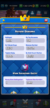 CLASH ROYALE 6 YILLIK ULTRA LÜKS HESAP