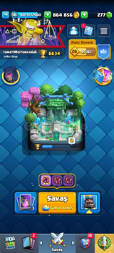 CLASH ROYALE 6800 KUPA HESAP