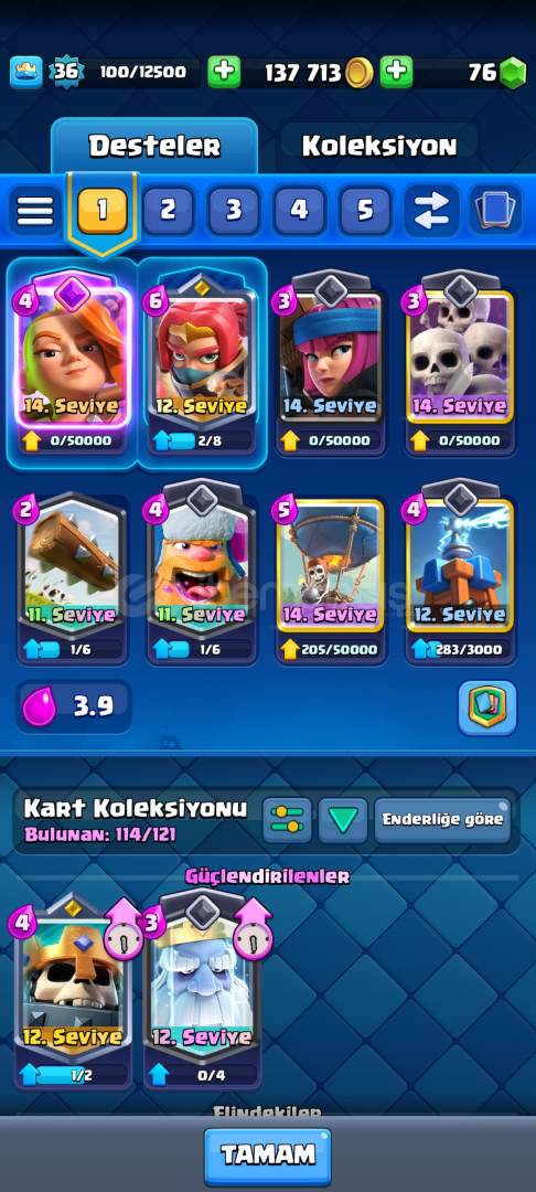 Clash Royale 6900 KUPA, 18. ARENA Clash Royale 6900 KUPA, 18. ARENA